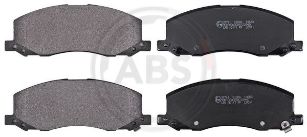 Brake Pad Set, disc brake A.B.S. 37761