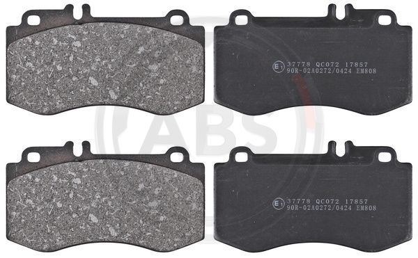 Brake Pad Set, disc brake A.B.S. 37778