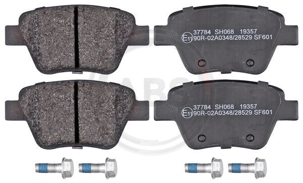 Brake Pad Set, disc brake A.B.S. 37784