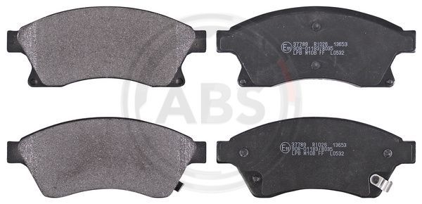 Brake Pad Set, disc brake A.B.S. 37789