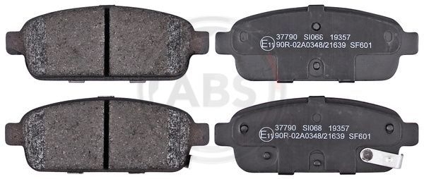 Brake Pad Set, disc brake A.B.S. 37790
