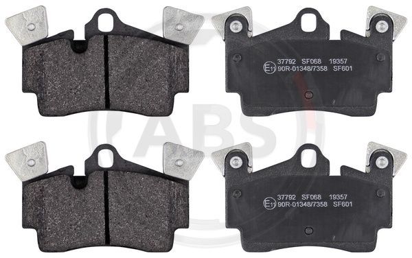 Brake Pad Set, disc brake A.B.S. 37792