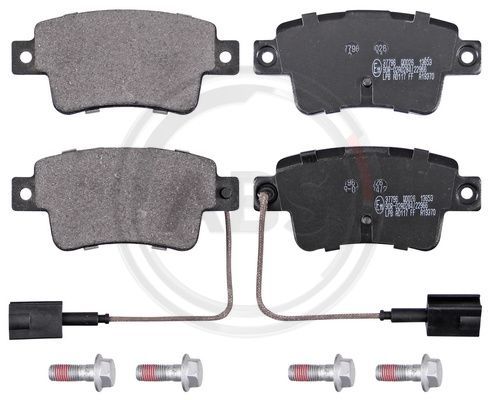 Brake Pad Set, disc brake A.B.S. 37796