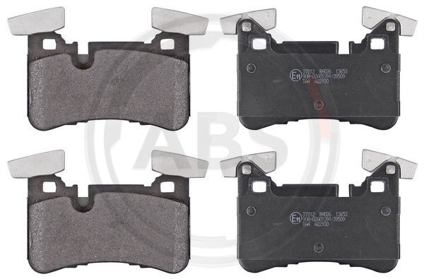 Brake Pad Set, disc brake A.B.S. 37812