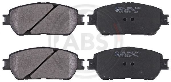 Brake Pad Set, disc brake A.B.S. 37822