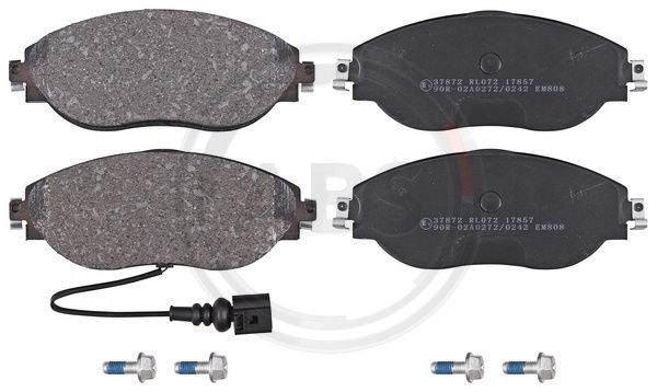 Brake Pad Set, disc brake A.B.S. 37872