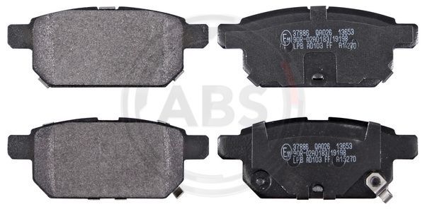 Brake Pad Set, disc brake A.B.S. 37886