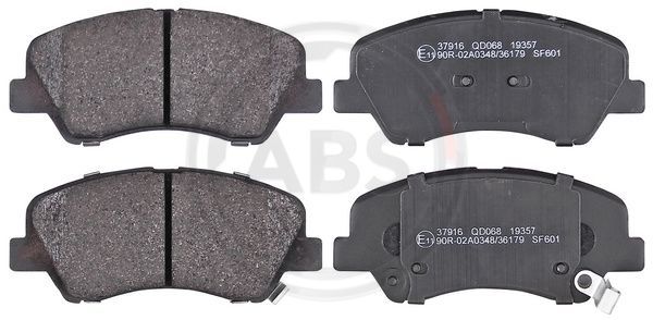 Brake Pad Set, disc brake A.B.S. 37916