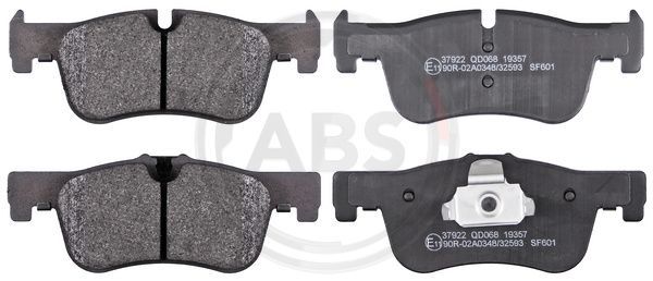 Brake Pad Set, disc brake A.B.S. 37922