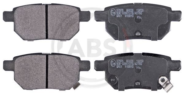 Brake Pad Set, disc brake A.B.S. 37926