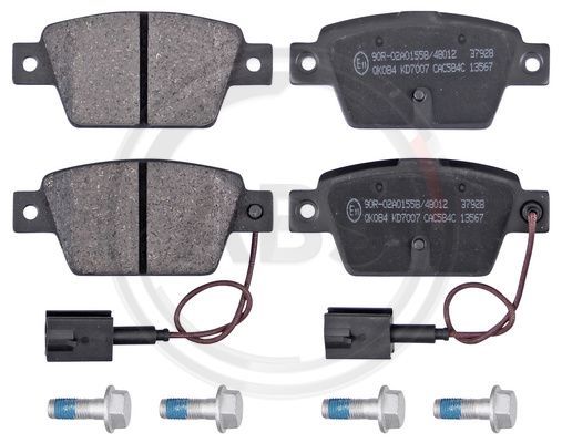 Brake Pad Set, disc brake A.B.S. 37928