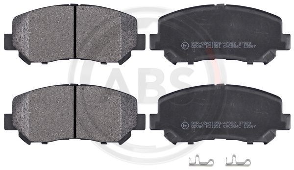 Brake Pad Set, disc brake A.B.S. 37929
