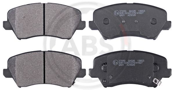 Brake Pad Set, disc brake A.B.S. 37930