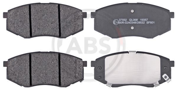 Brake Pad Set, disc brake A.B.S. 37932