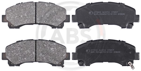 Brake Pad Set, disc brake A.B.S. 37943
