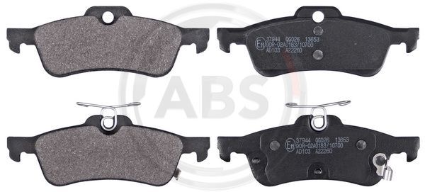 Brake Pad Set, disc brake A.B.S. 37944