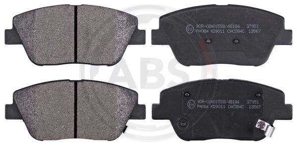 Brake Pad Set, disc brake A.B.S. 37951