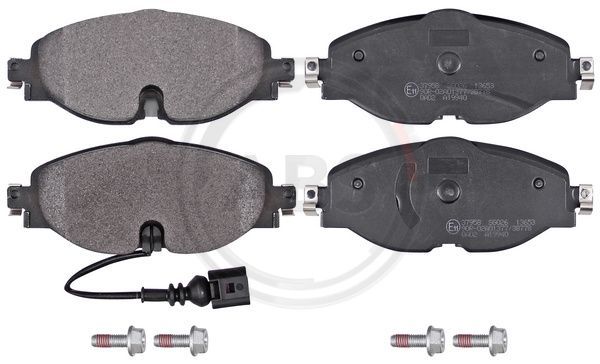 Brake Pad Set, disc brake A.B.S. 37958