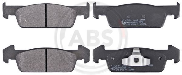 Brake Pad Set, disc brake A.B.S. 37974