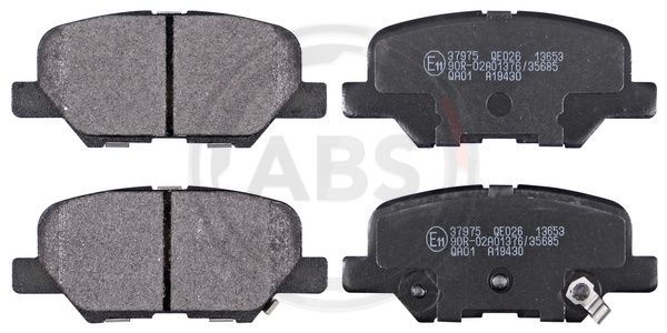 Brake Pad Set, disc brake A.B.S. 37975