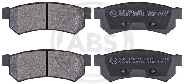 Brake Pad Set, disc brake A.B.S. 37991