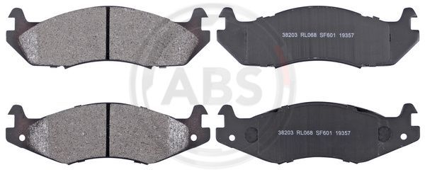 Brake Pad Set, disc brake A.B.S. 38203