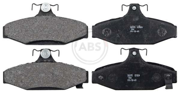 Brake Pad Set, disc brake A.B.S. 38295