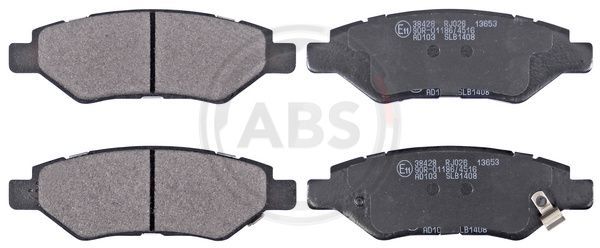 Brake Pad Set, disc brake A.B.S. 38428