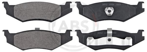 Brake Pad Set, disc brake A.B.S. 38512