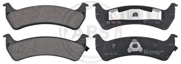 Brake Pad Set, disc brake A.B.S. 38625