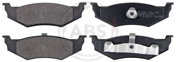 Brake Pad Set, disc brake A.B.S. 38641