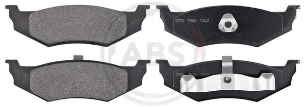 Brake Pad Set, disc brake A.B.S. 38782