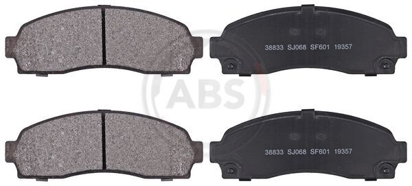 Brake Pad Set, disc brake A.B.S. 38833