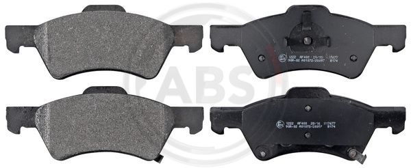 Brake Pad Set, disc brake A.B.S. 38857