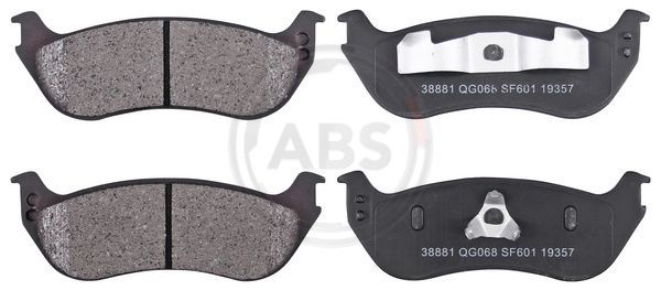 Brake Pad Set, disc brake A.B.S. 38881