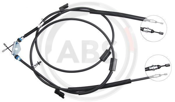 Cable Pull, parking brake A.B.S. K10325