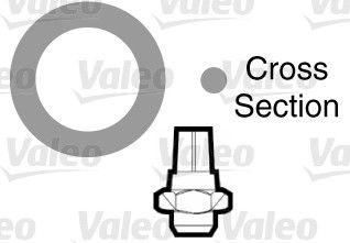Gasket, coolant pipe VALEO 508999