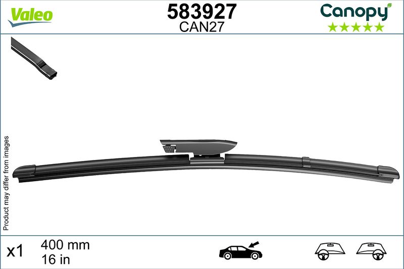 Щітка двірника VALEO 583927