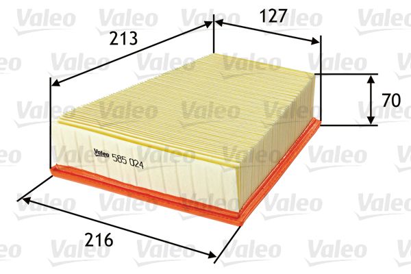 Oro filtras VALEO 585024