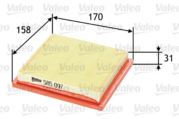 Air Filter VALEO 585097