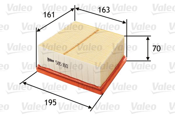 Air Filter VALEO 585160