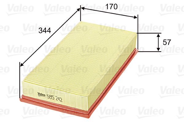 Повітряний фільтр VALEO 585242