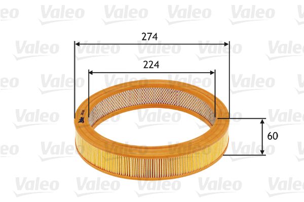 Oro filtras VALEO 585619