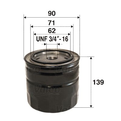 Oil Filter VALEO 586043