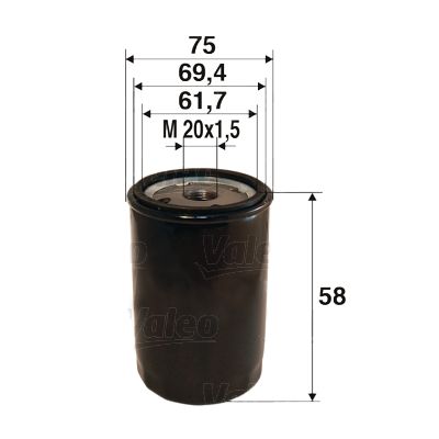 Oil Filter VALEO 586050