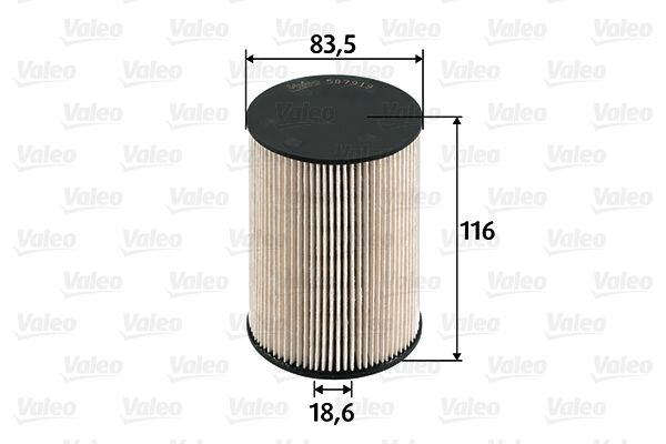 Фільтр палива VALEO 587919