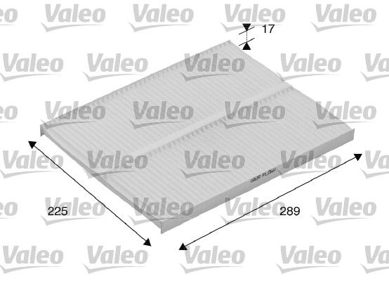 Фільтр, повітря у салоні VALEO 698167