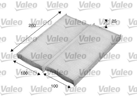 Фільтр, повітря у салоні VALEO 715520