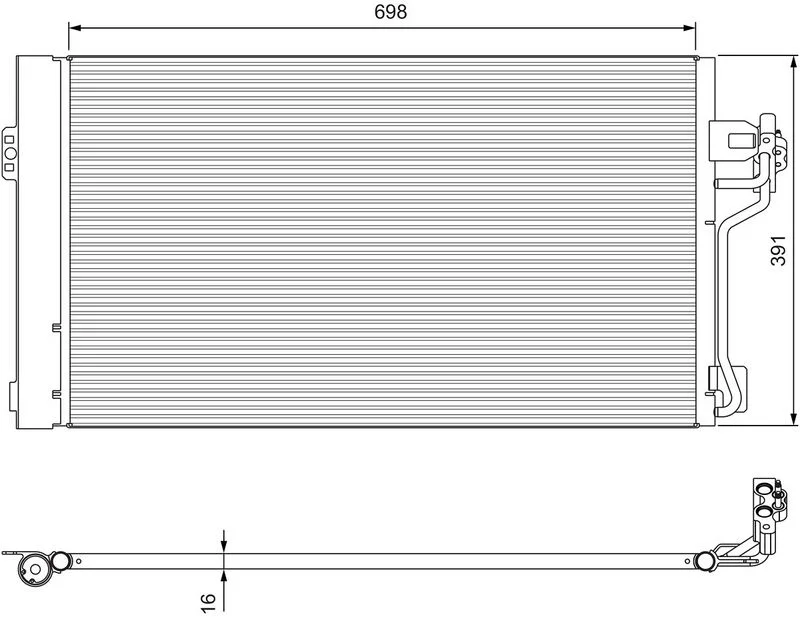 Condenser, air conditioning  814391