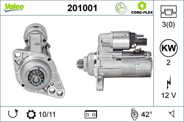 Starteris VALEO 201001
